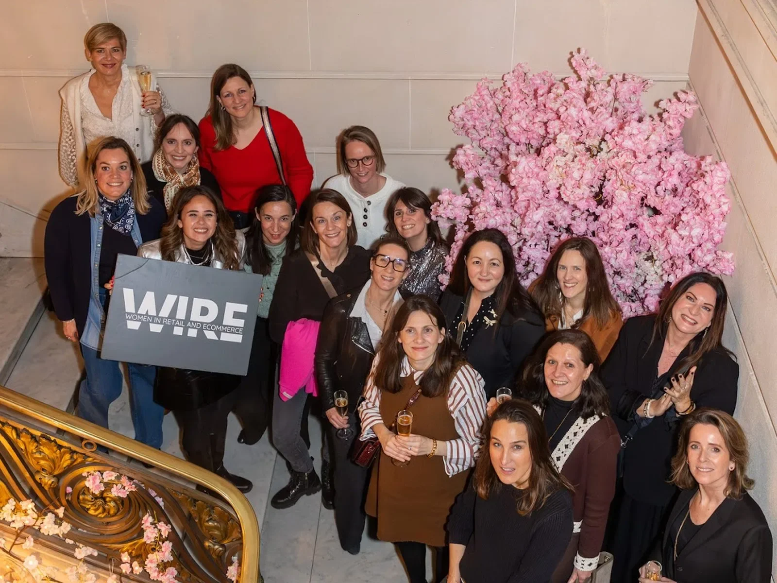 Groupe de femmes réunies lors de WIRE Lille, février 2026